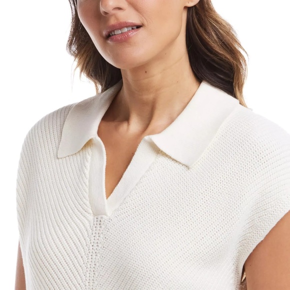 Weatherproof Vintage Ladies' Cotton Cap Sleeve Sweater - Picture 2 of 7